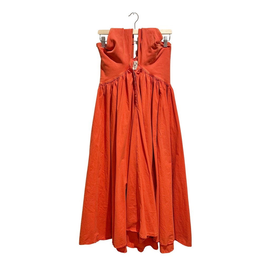 Free‎ People Beach Orange Convertible Midi Dress XS